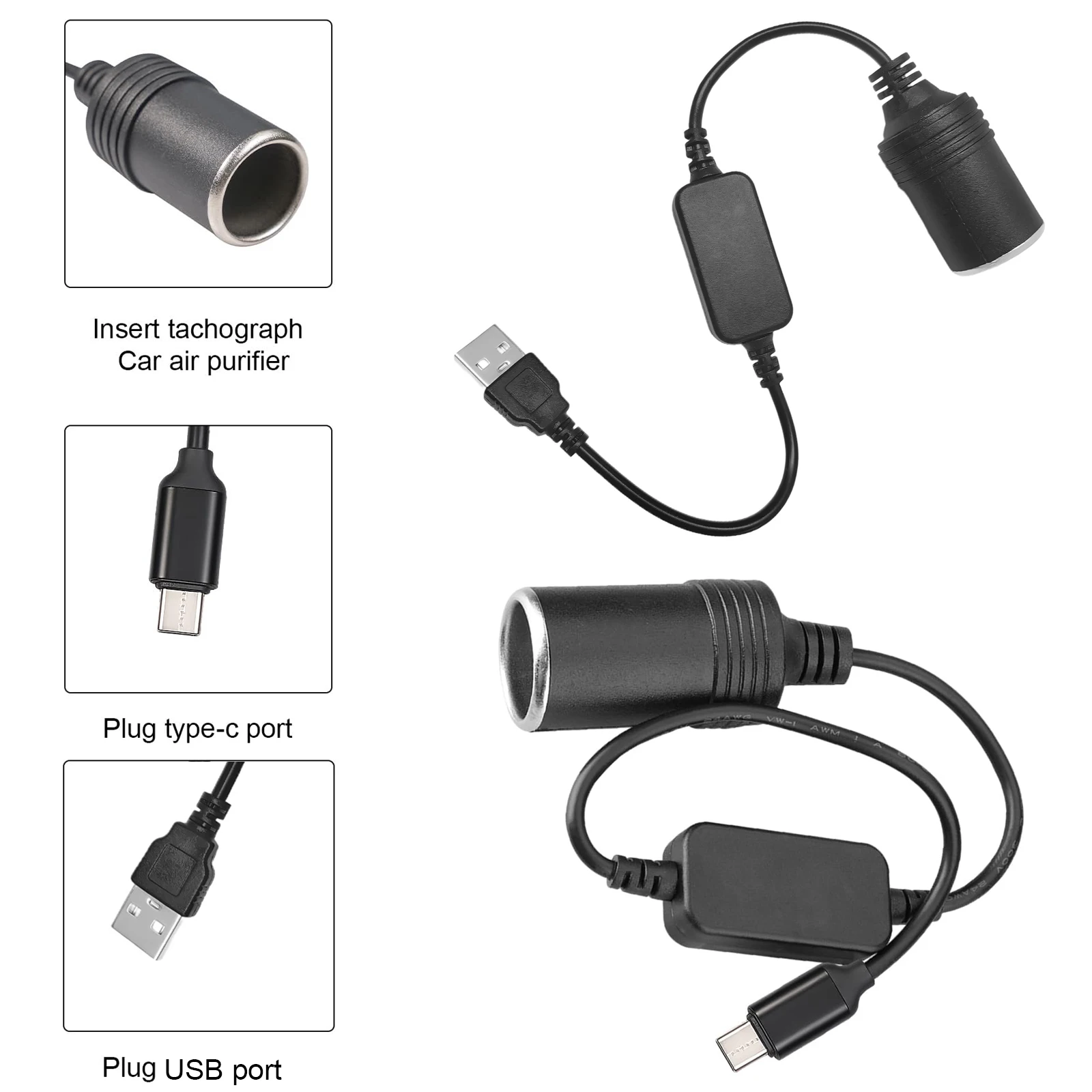 Accessories For Vaping - Адаптер-конвертер USB Type-C (штекер) на гнездо