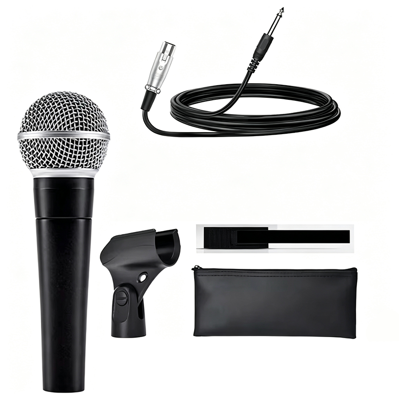 Shure Mic Sm58 - Динамический микрофон для караоке, профессиональный проводной