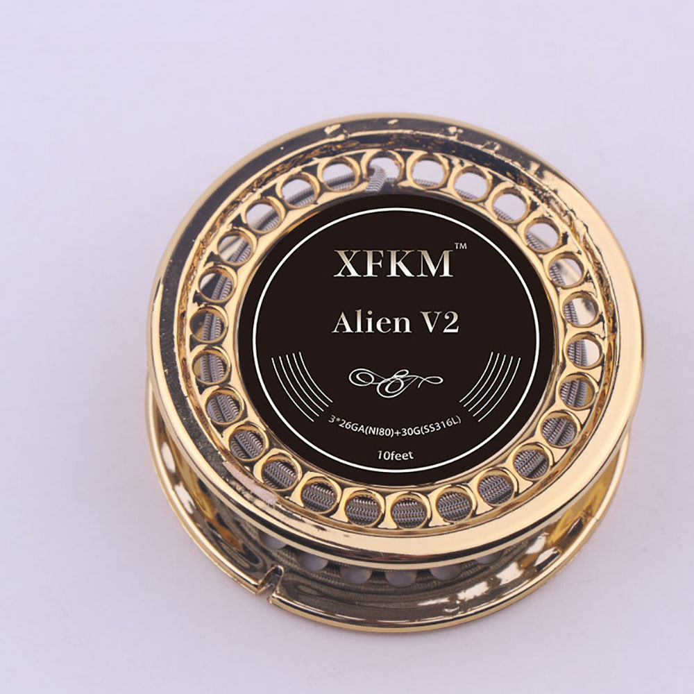 XFKM 5 м/рулон NI80/A1/SS316L  – обзор и цена Clapton Wire Pre Built